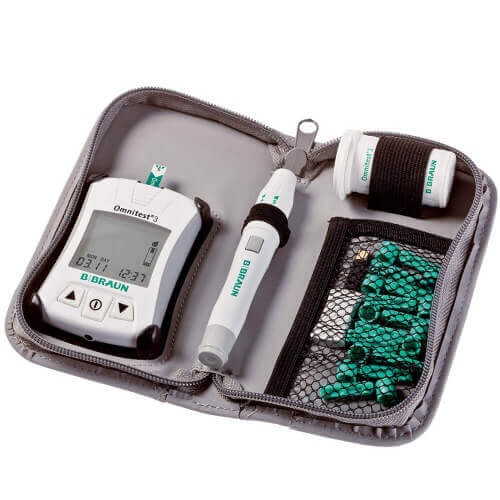 B. Braun Omnitest 3 Set Blutzuckermessgerät mg